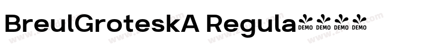BreulGroteskA Regula字体转换